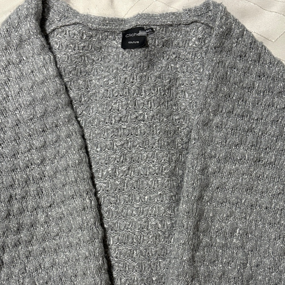 Cliché Couture Gray Women's Cardigan